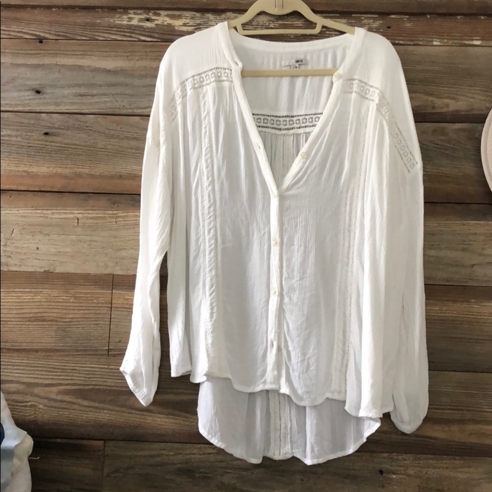 White button up shirt